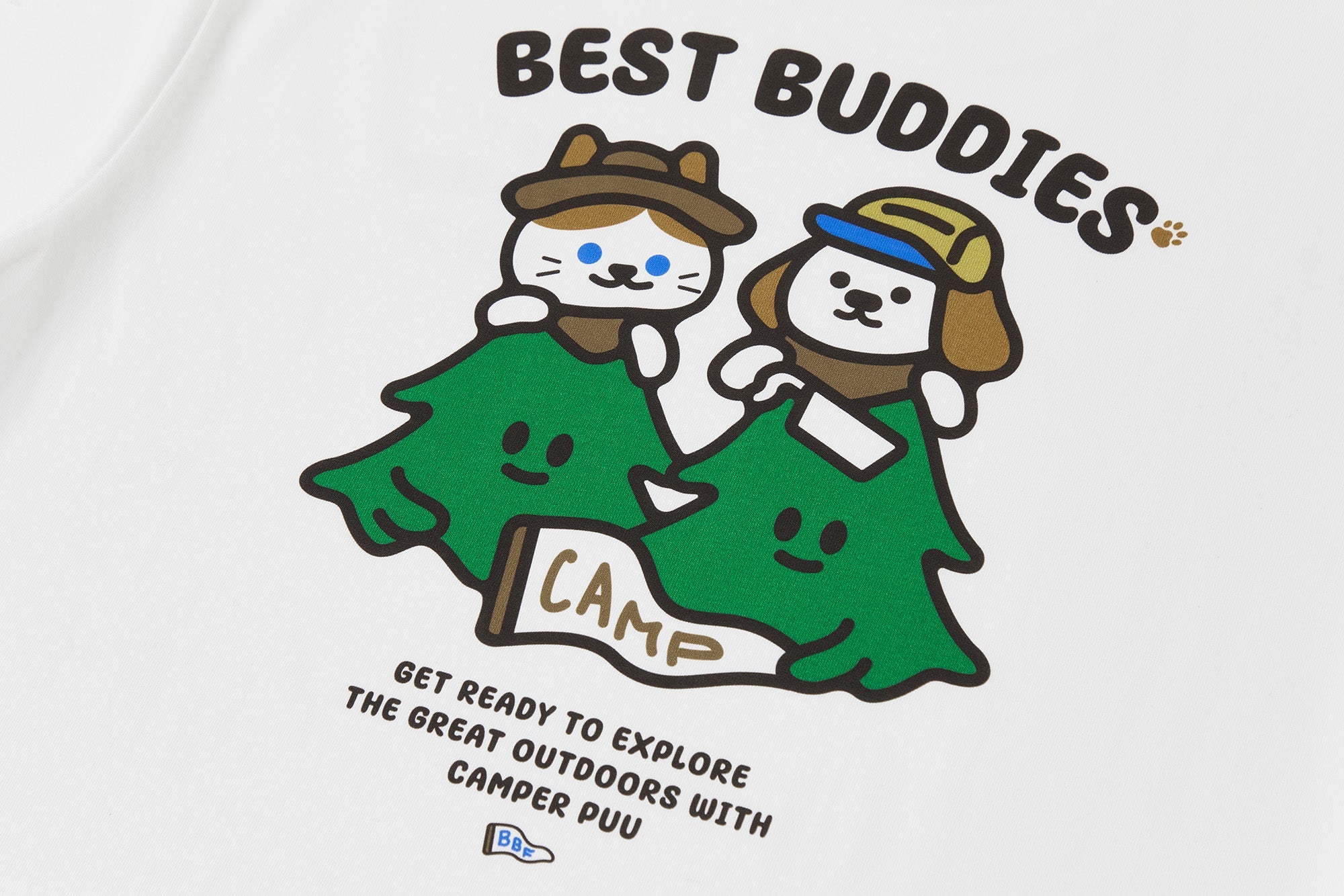 Camper Puu Best Buddies Forever 260g T Shirt 重磅寬鬆T恤